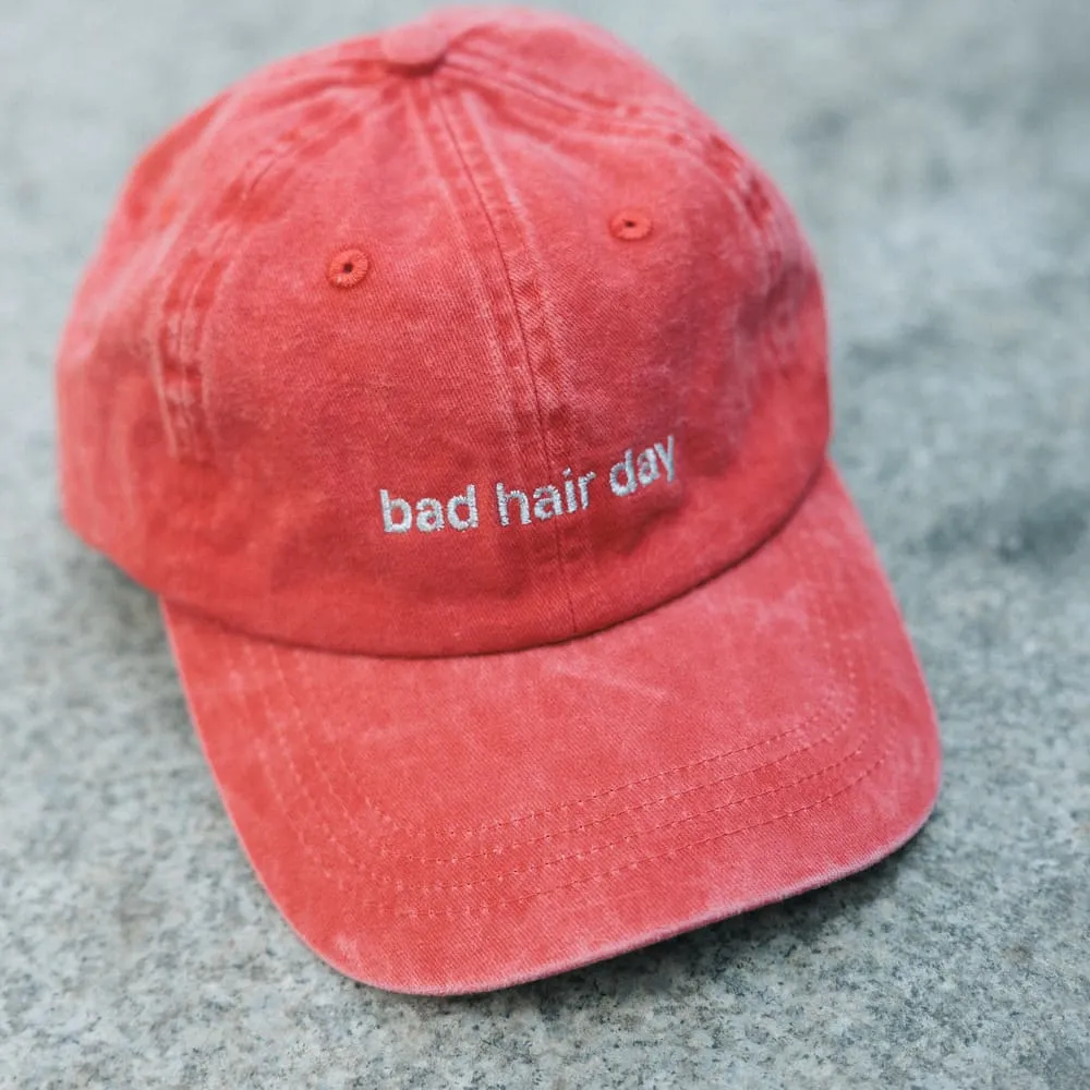 Кепка Friend Function bad hair day красная с серебряной нитью - фото 9