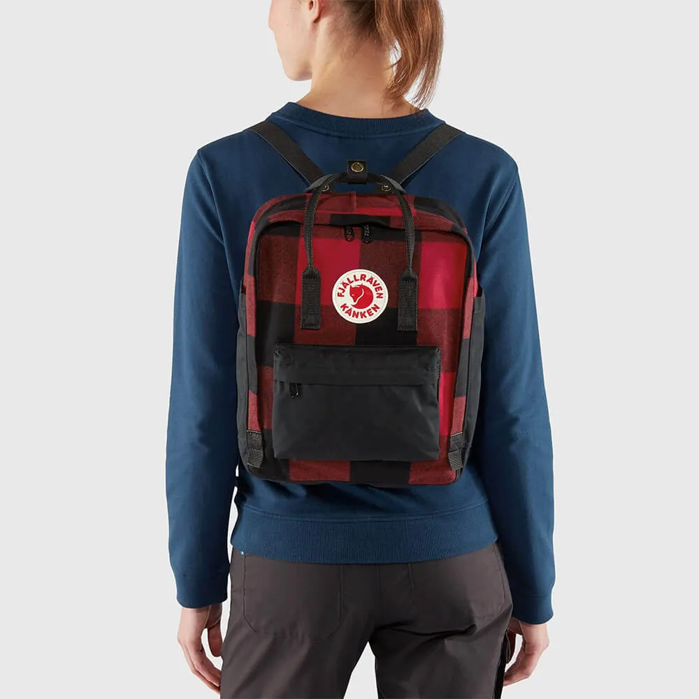 Рюкзак Fjallraven Kanken Re-Wool Red-Black (320-550) - фото 10