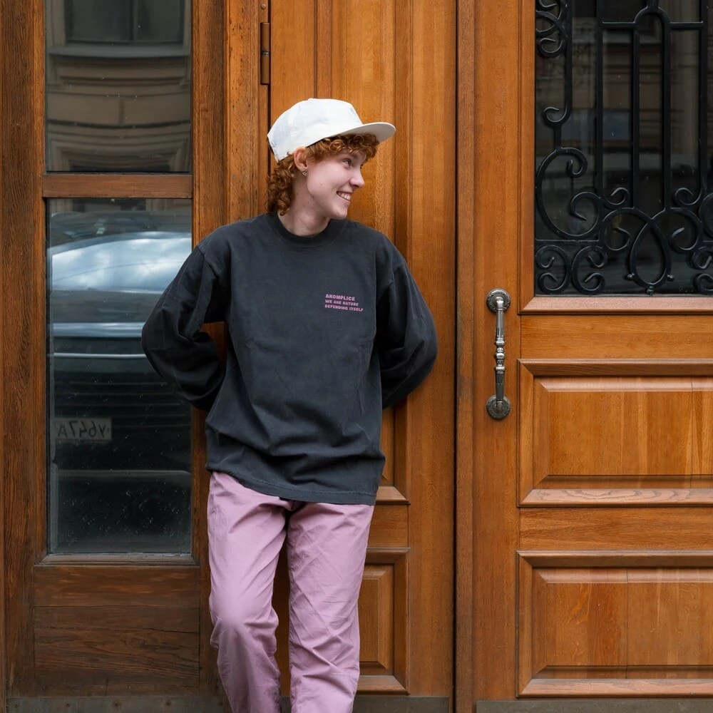 Лонгслив Akomplice Buttons Tee Vintage Black - фото 3