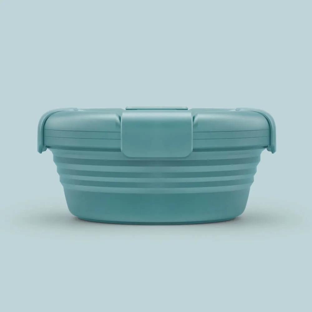 Складной ланч-бокс Stojo Bowl Eucalyptus 1065 мл - фото 1