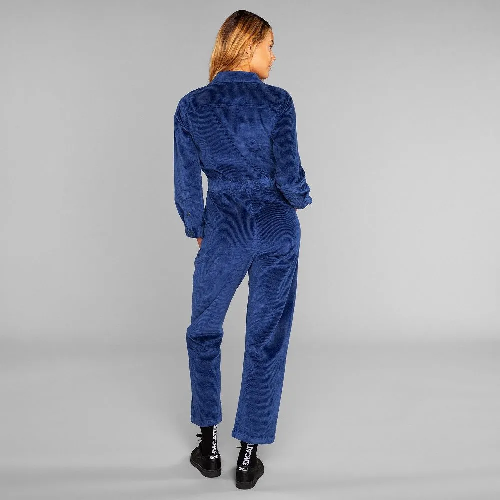 Комбинезон Dedicated Hultsfred Corduroy Deep Blue женский - фото 4