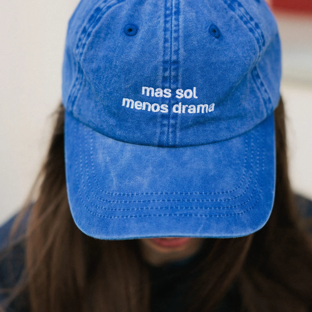 Кепка Friend Function Mas Sol Menos Drama синяя - фото 11