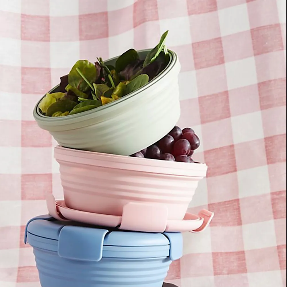 Складной ланч-бокс Stojo Bowl Carnation 1065 мл - фото 9