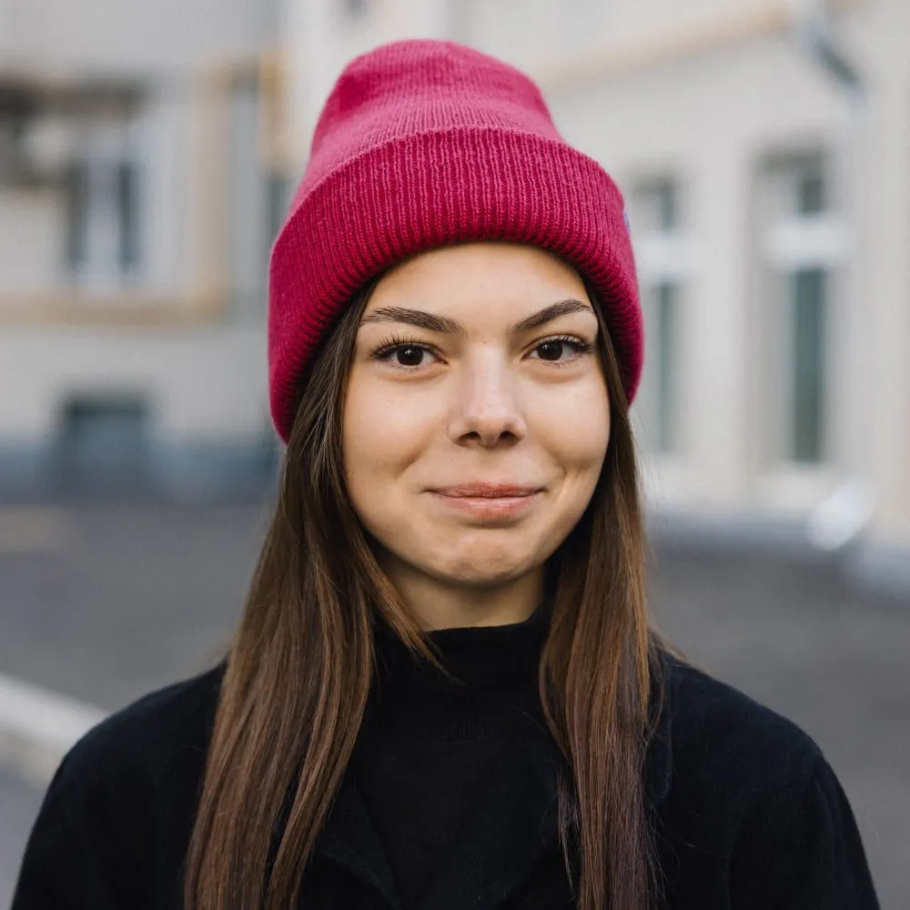 Шапка-бини Friend Function малиновый - фото 2