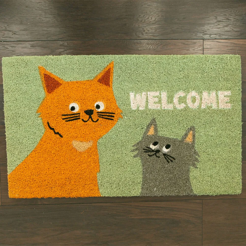 Придверный коврик с котами - фото 2