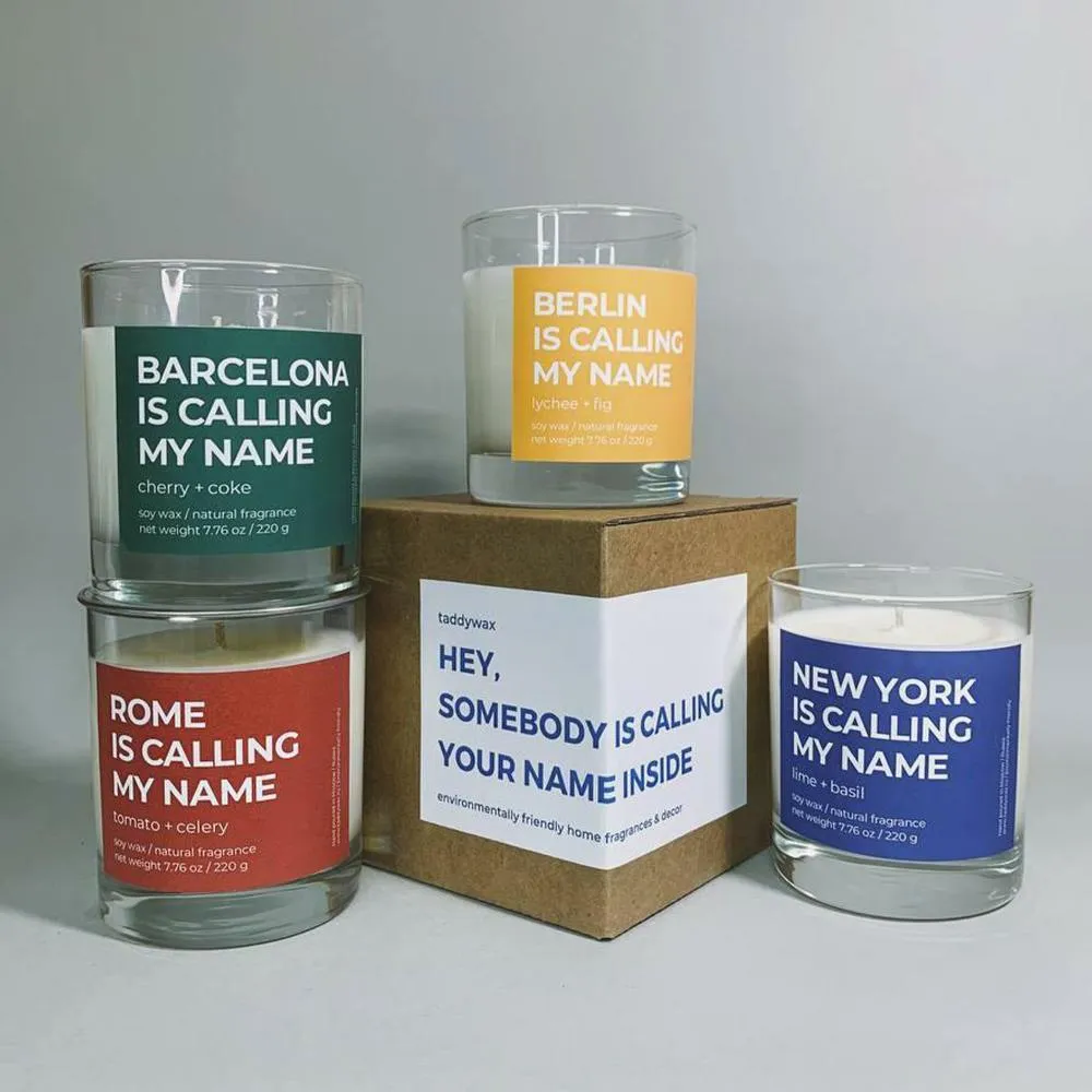 Ароматическая свеча taddywax New York is calling my name - фото 6