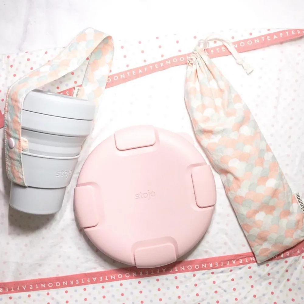 Складной ланч-бокс Stojo Bowl Carnation 1065 мл - фото 11