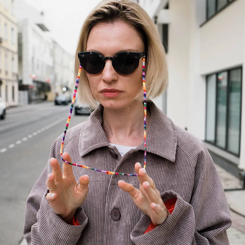 Цепочка для очков цветная - фото 1