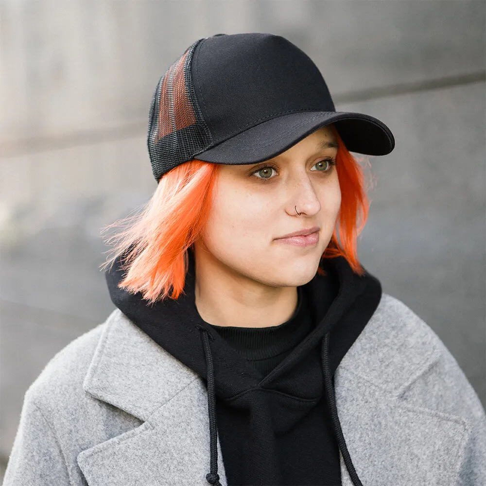 Кепка-тракер черная - фото 3