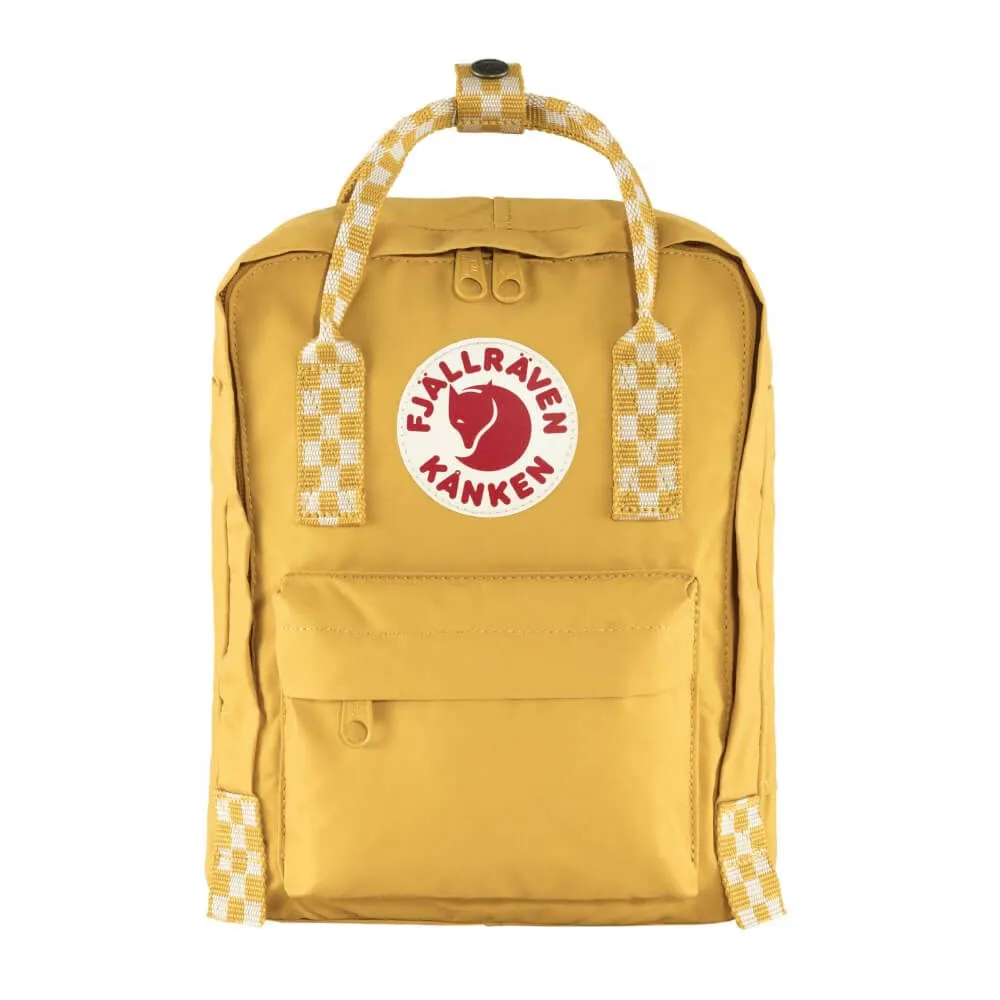 Рюкзак Fjallraven Kanken MINI Ochre-Chess Pattern (160-904) - фото 1