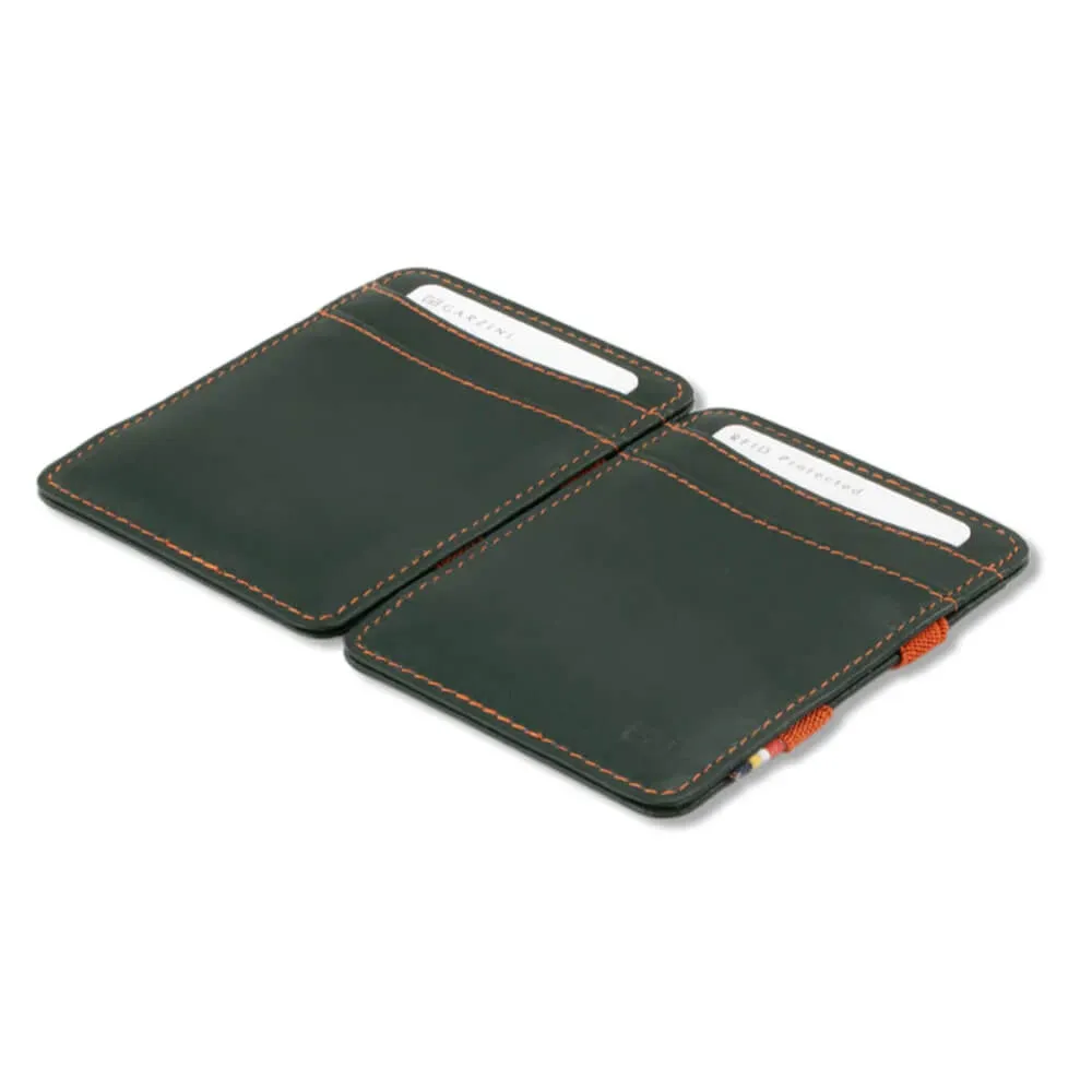 Волшебный кошелек Garzini Magic Wallets зелено-оранжевый - фото 6