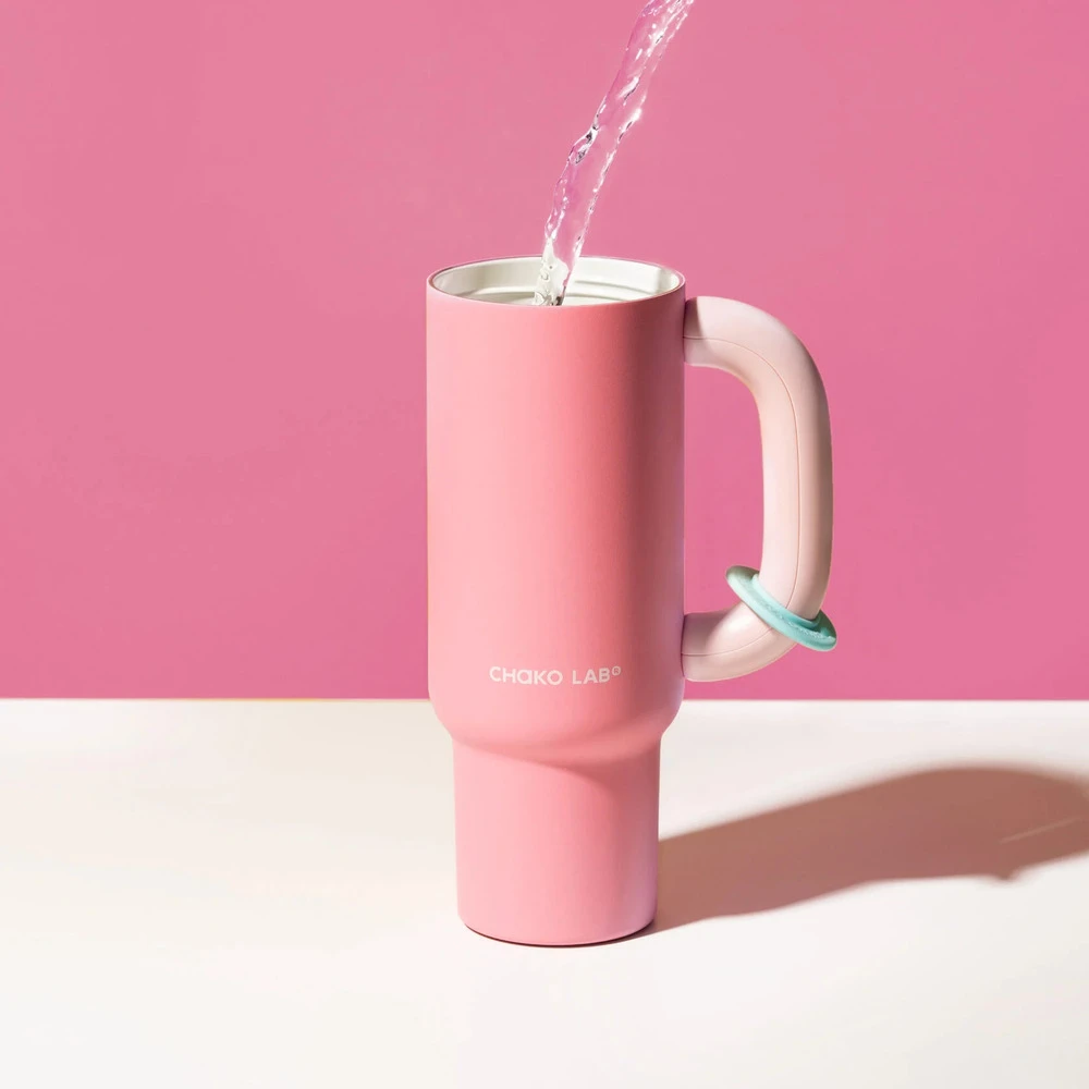 Термокружка Chako Lab Bawang Cup Light-Pink 1050мл - фото 3