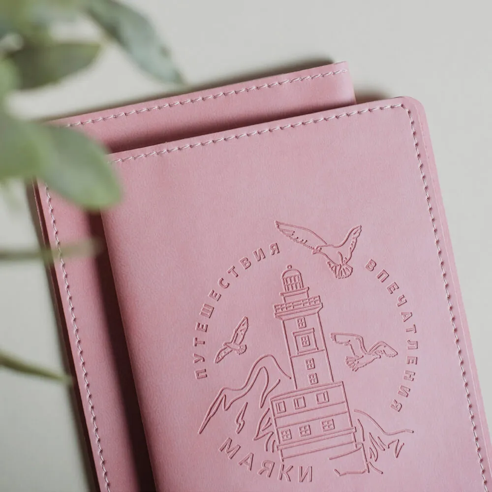Обложка на паспорт с маяками (разные цвета) - фото 4