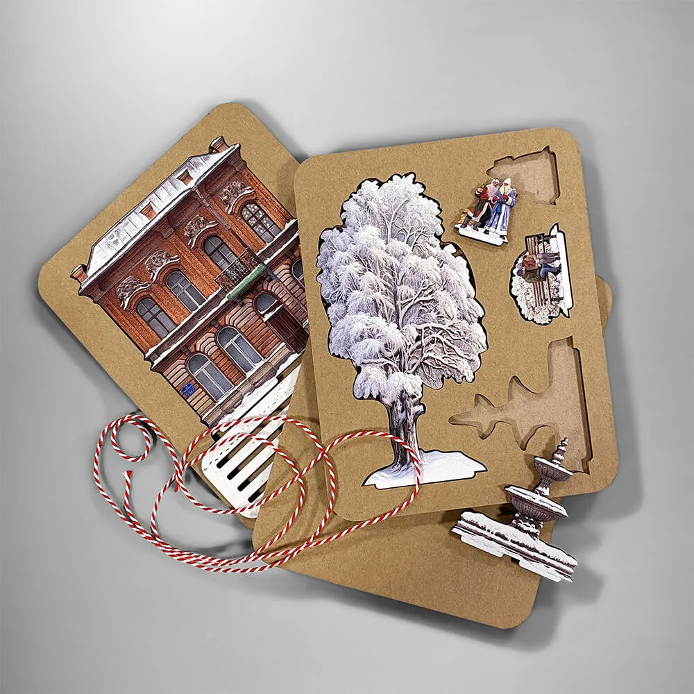 Набор Тот самый Петербург зимний с фонтаном - фото 6