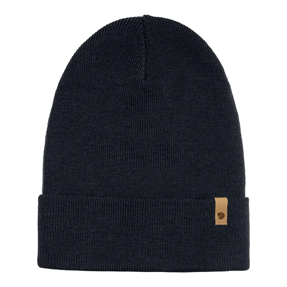 Шапка Fjallraven Classic Knit Hat Dark Navy (555) - фото 1