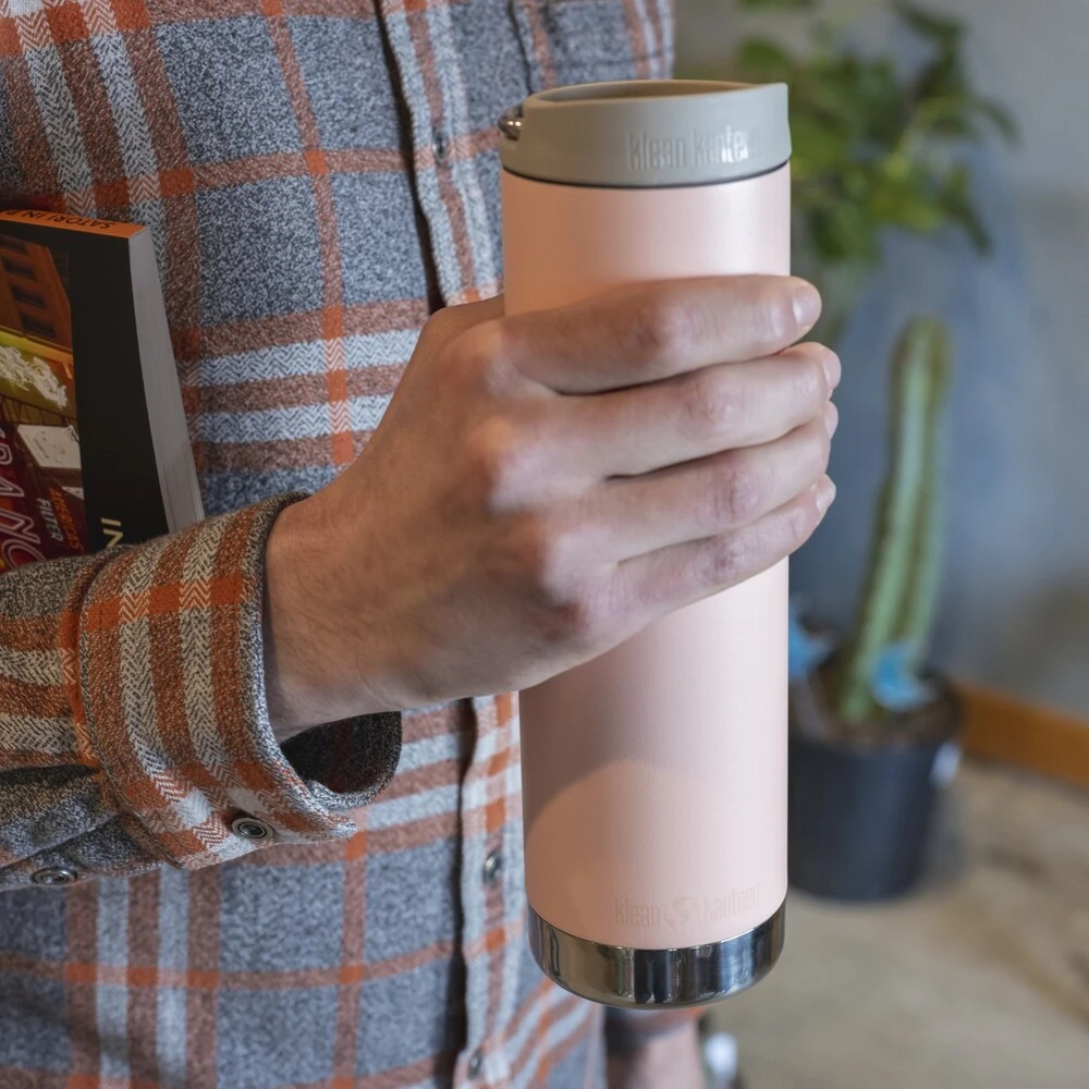 Термокружка Klean Kanteen TKWide 592 мл Cafe Cap Peach Parfait - фото 5