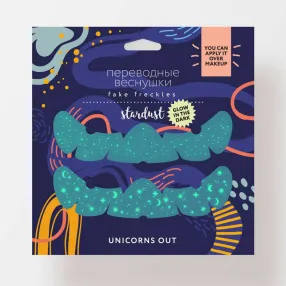 Временная татуировка - веснушки Fake Freckles Stardust (светятся в темноте)