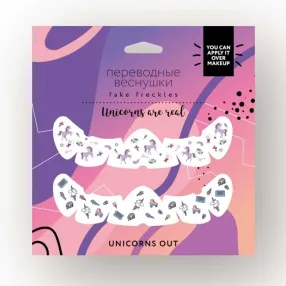 Временная татуировка - веснушки Fake Freckles: Unicorns are real