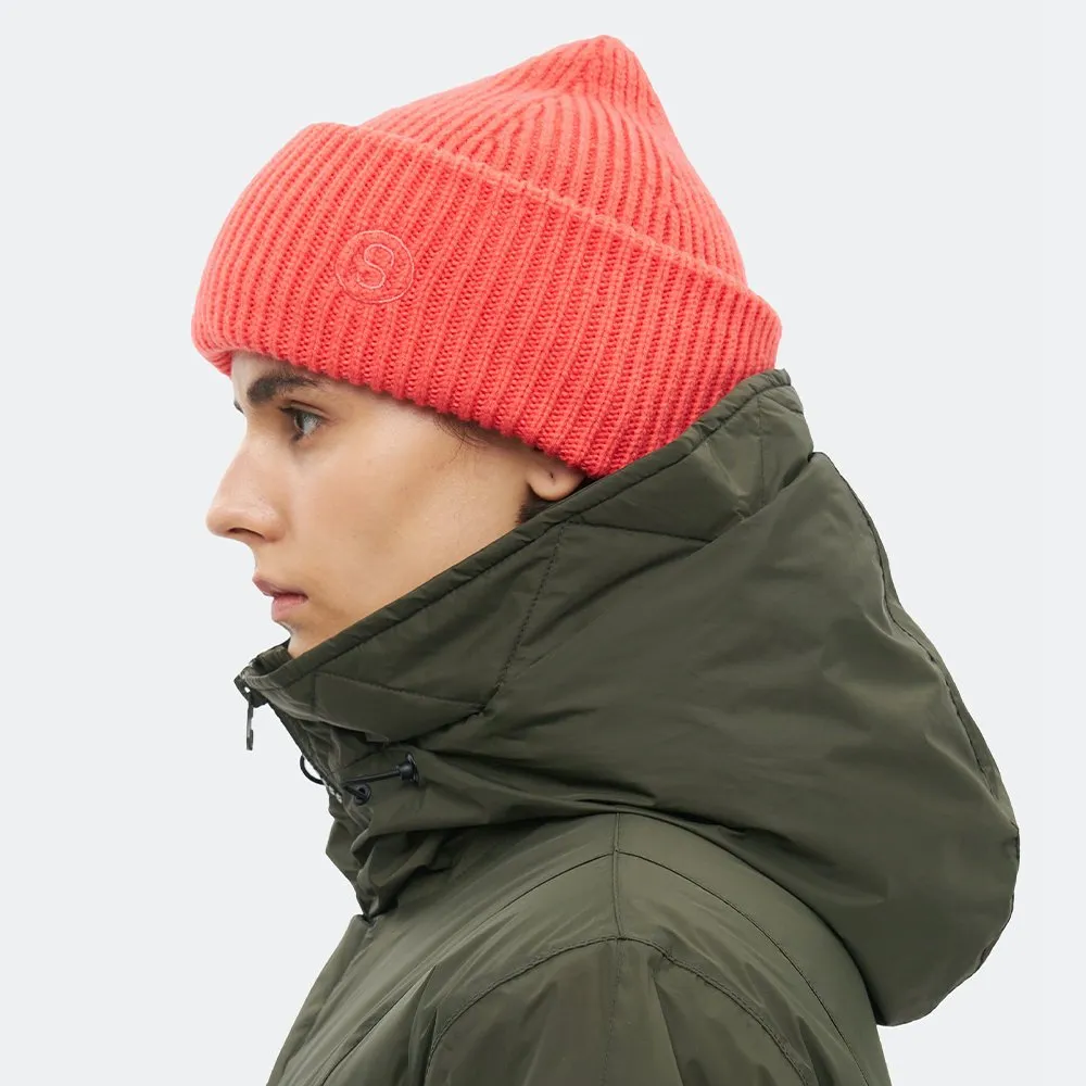Высокая шапка SHU коралловая - фото 6