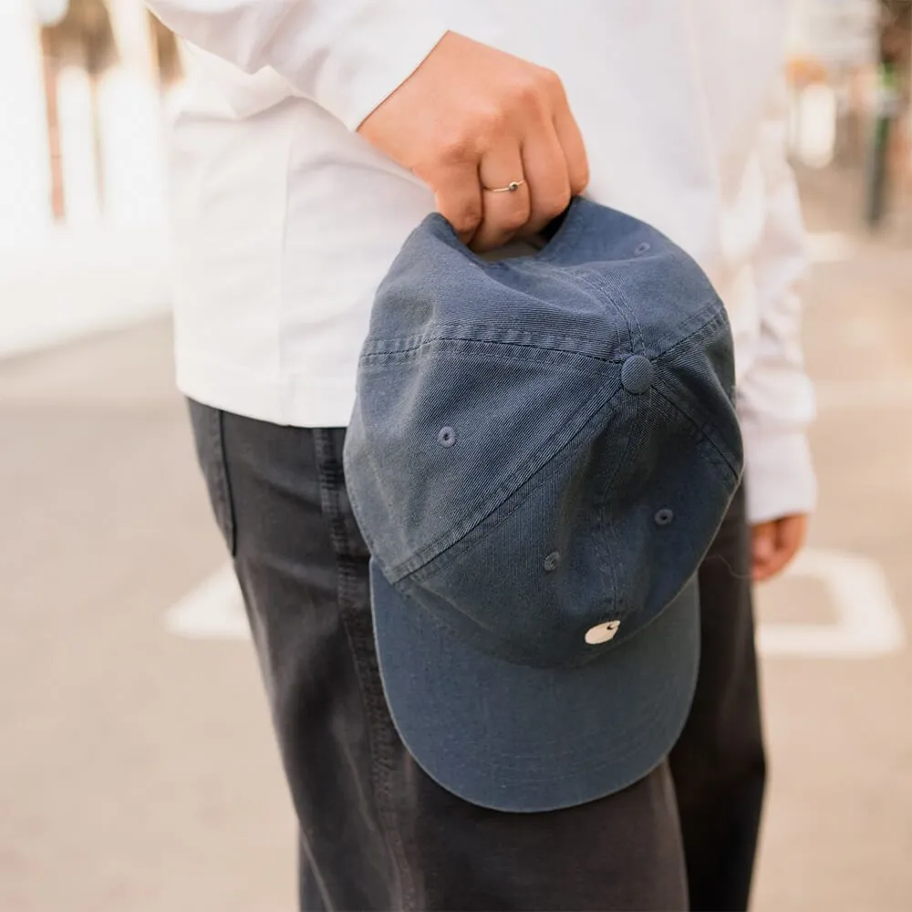 Кепка Carhartt WIP Madison Logo Storm Blue/Wax - фото 6
