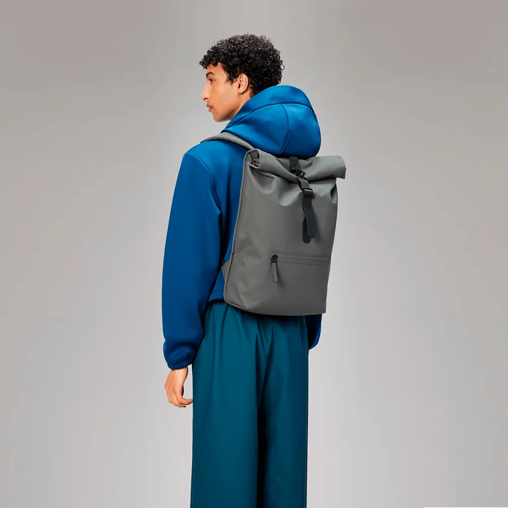 Рюкзак Rains Rolltop Rucksack Grey - фото 5