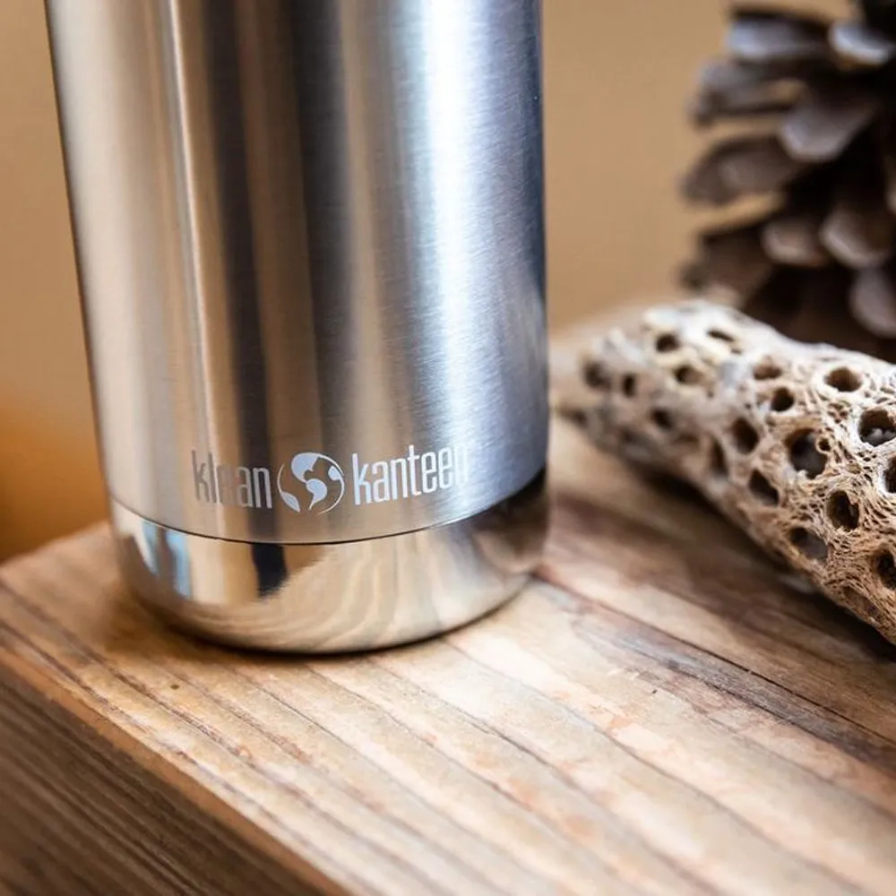 Термокружка Klean Kanteen TKWide 355 мл Cafe Cap Brushed Stainless - фото 9