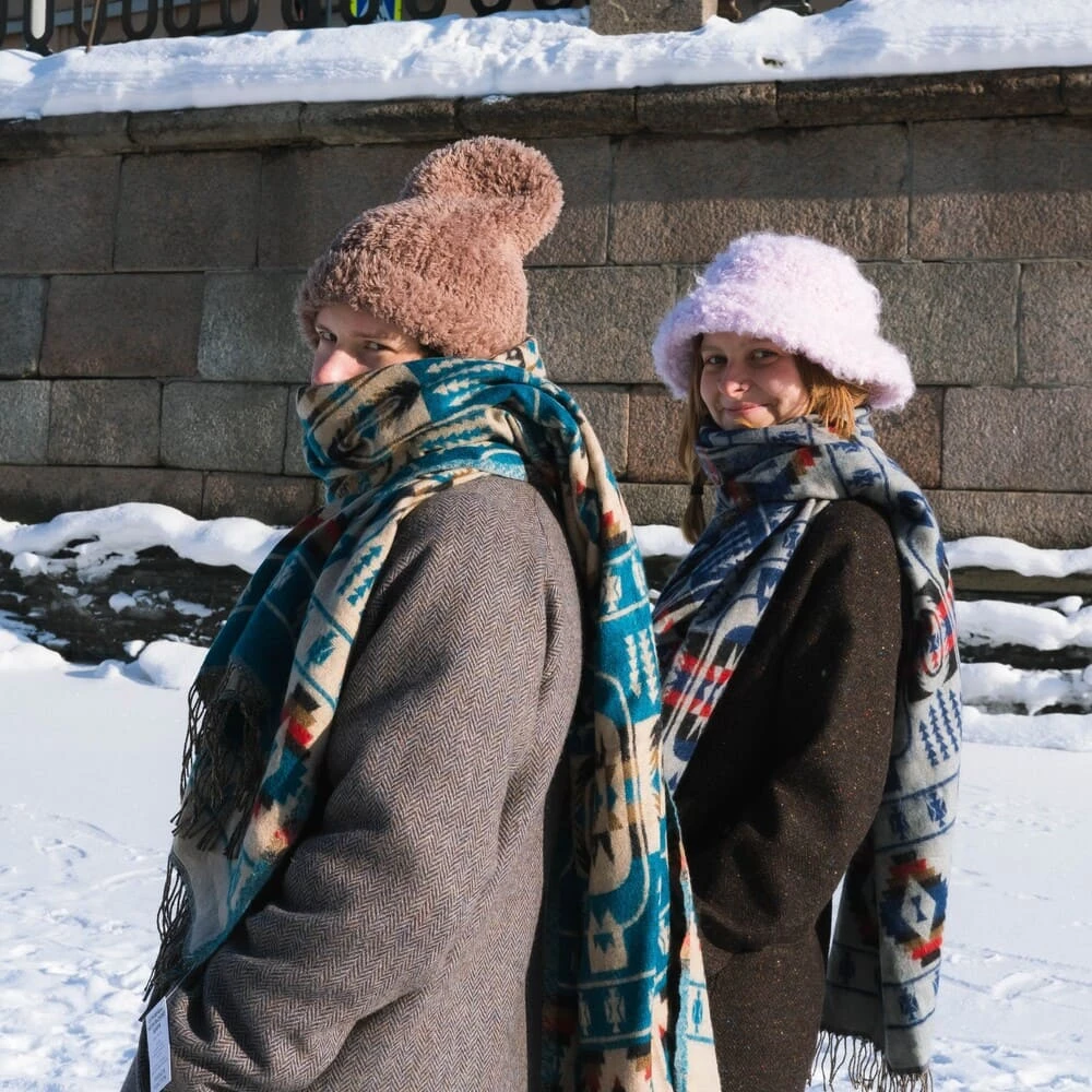 Шапка CHECK YA HEAD коричневая T1966/104 - фото 9