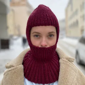 Балаклава Friend Function Бордовая