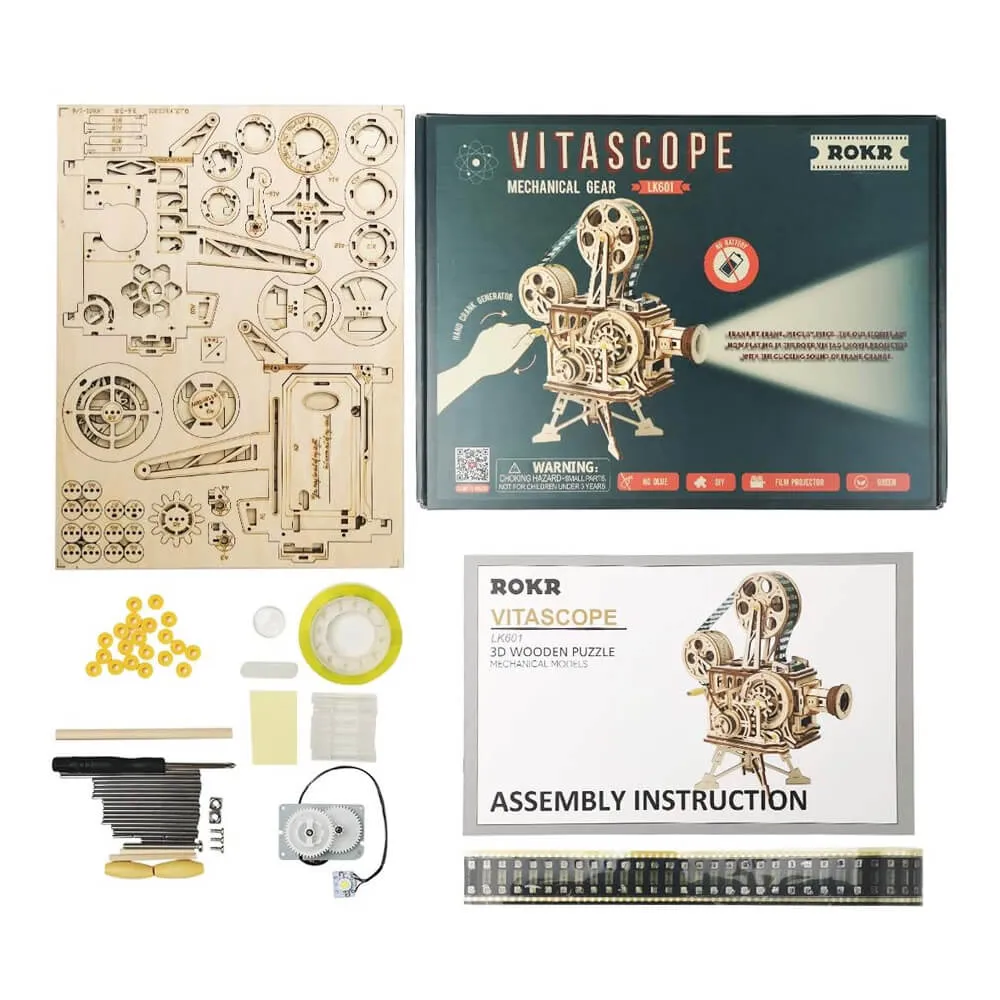 3D-пазл Robotime Vitascope - фото 11