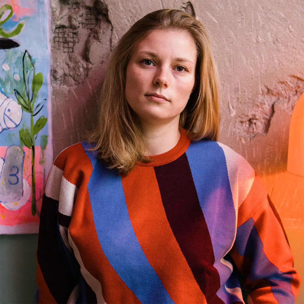 Свитер Thinking Mu Cold Paloma Blue женский - фото 3