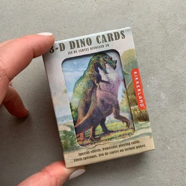 Игральные 3d карты с динозаврами - фото 3