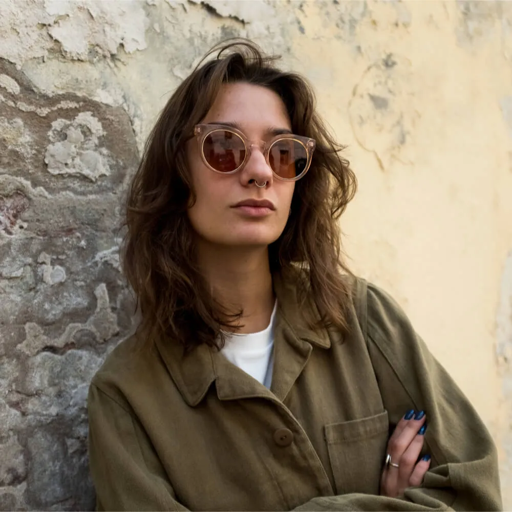 Очки Komono Lulu Dry Rose Gold Rim - фото 9