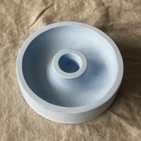 Бетонный подсвечник Unification Love голубой