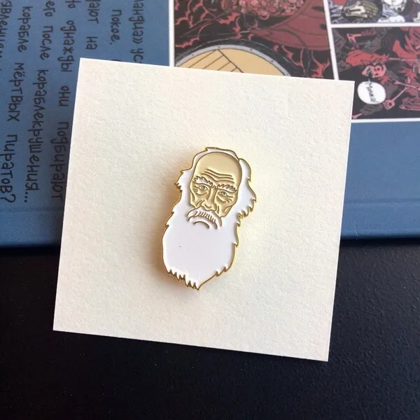 Значок Подписные издания Толстой - фото 2