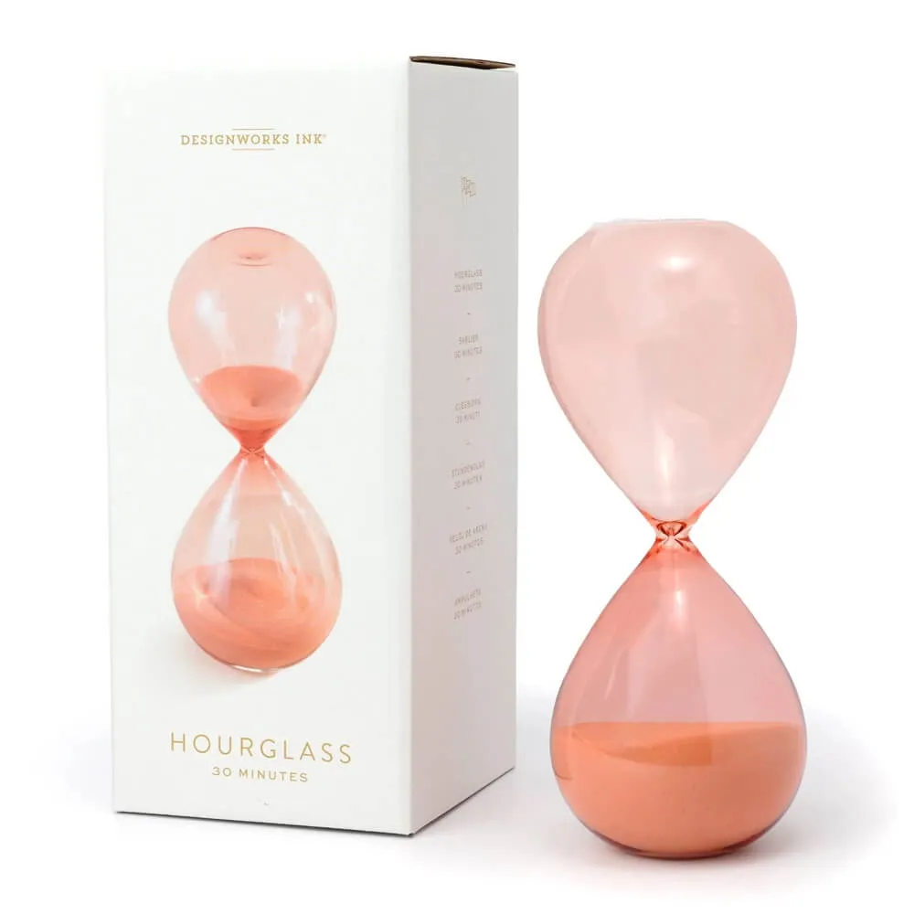 Песочные часы на 30 мин персиковые - фото 4