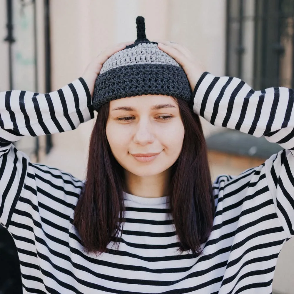 Шапка CHECK YA HEAD серая 25224/10 - фото 2