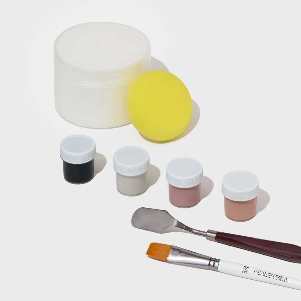 DIY Набор для создания текстурной картины Рельефика (монохромная палитра) - фото 3