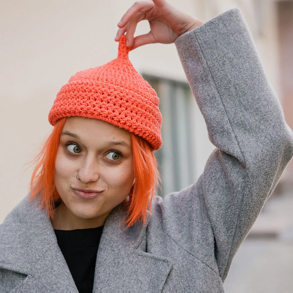 Шапка CHECK YA HEAD коралл 24224 - фото 5