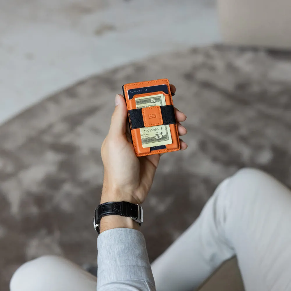 Кошелек Garzini MagSafe Metal Wallet Orange - фото 6