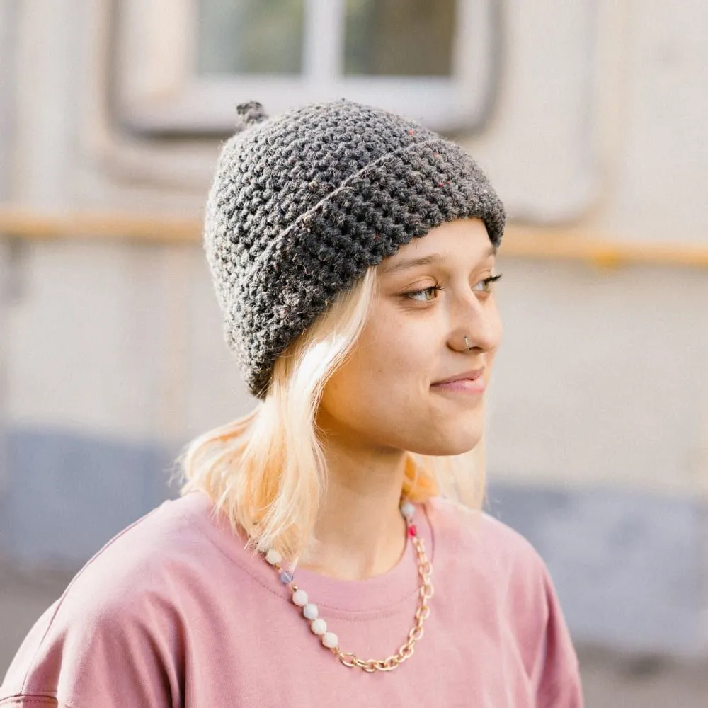 Шапка CHECK YA HEAD серая 2467/153 - фото 6