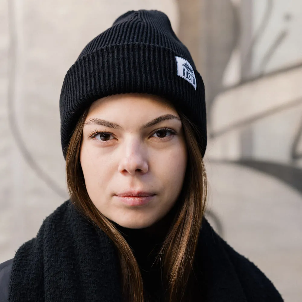 Шапка Kusto Expedition One черная - фото 2