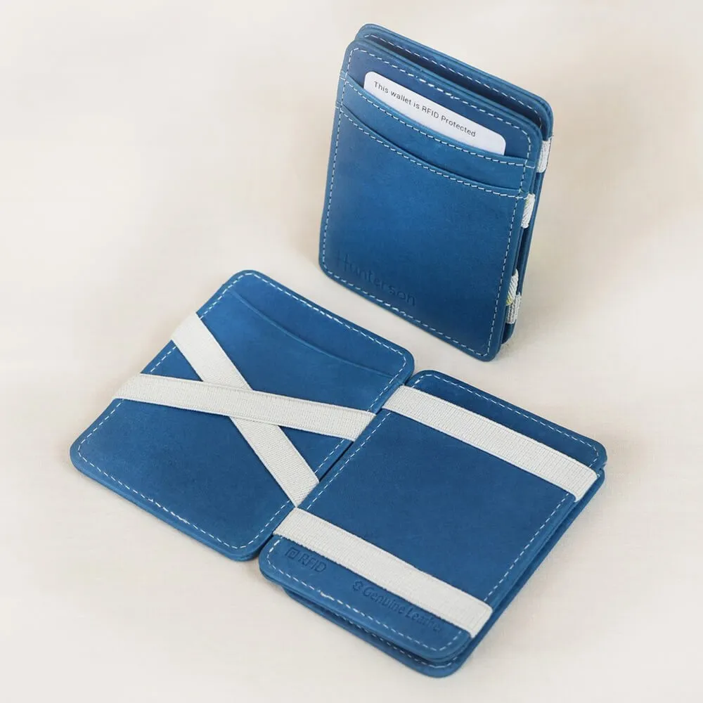 Волшебный кошелек Garzini Magic Wallets лазурно-белый - фото 6