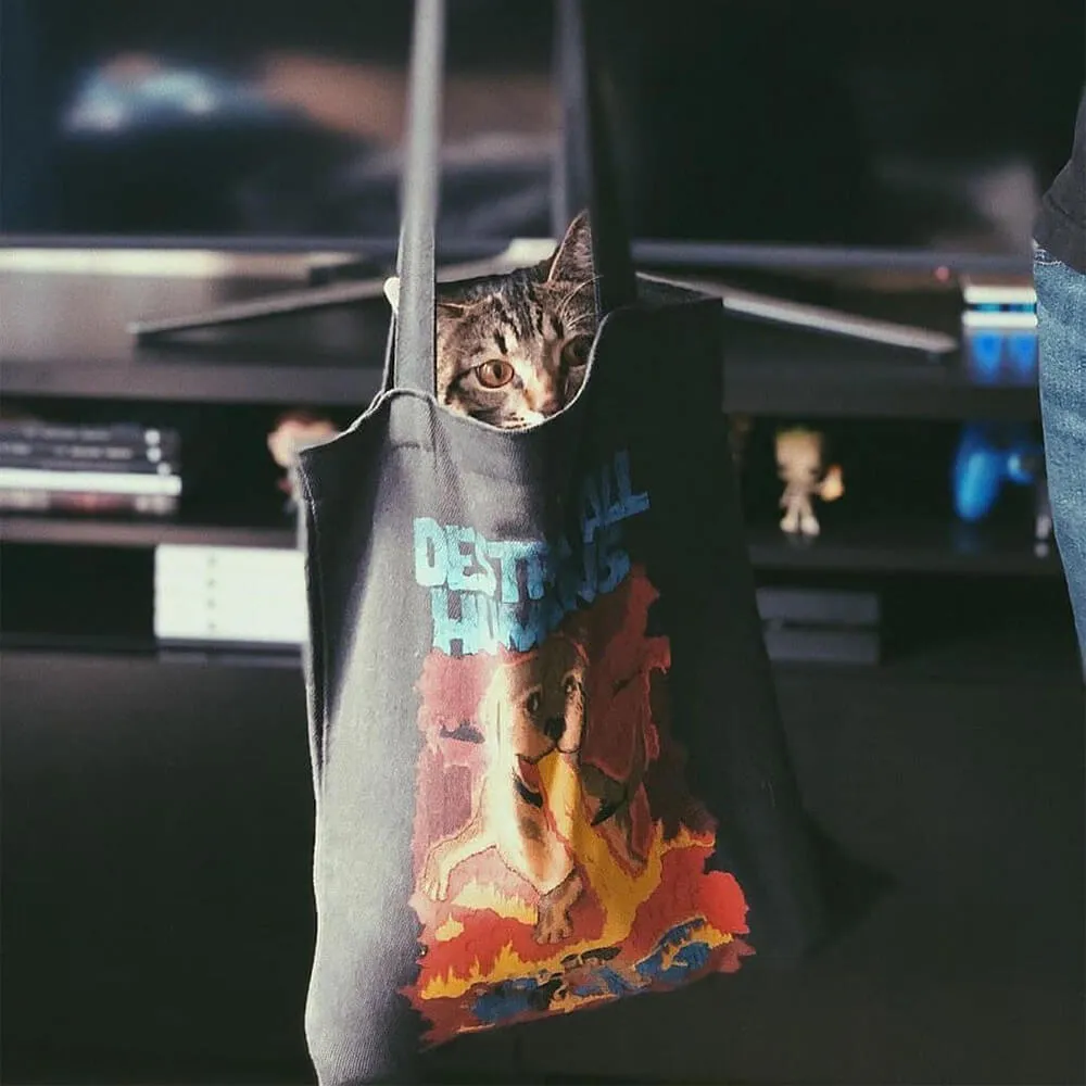 Шоппер Barking Store Догзилла чёрный - фото 7