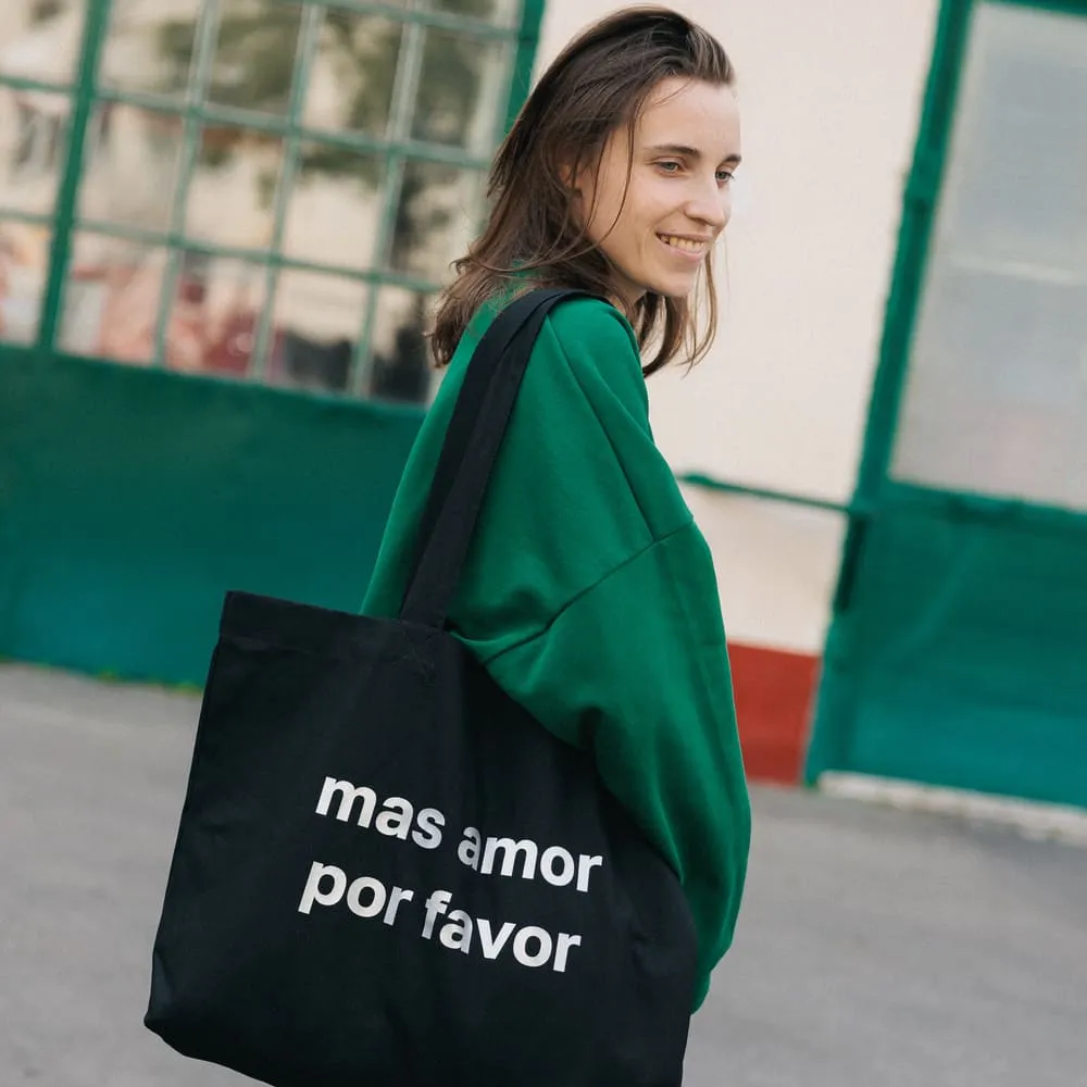 Шоппер Friend Function MAS AMOR POR FAVOR серебро - фото 3