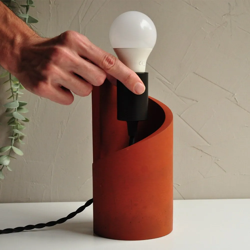 Светильник CONCRETE COLOR Fackel кирпичный - фото 1