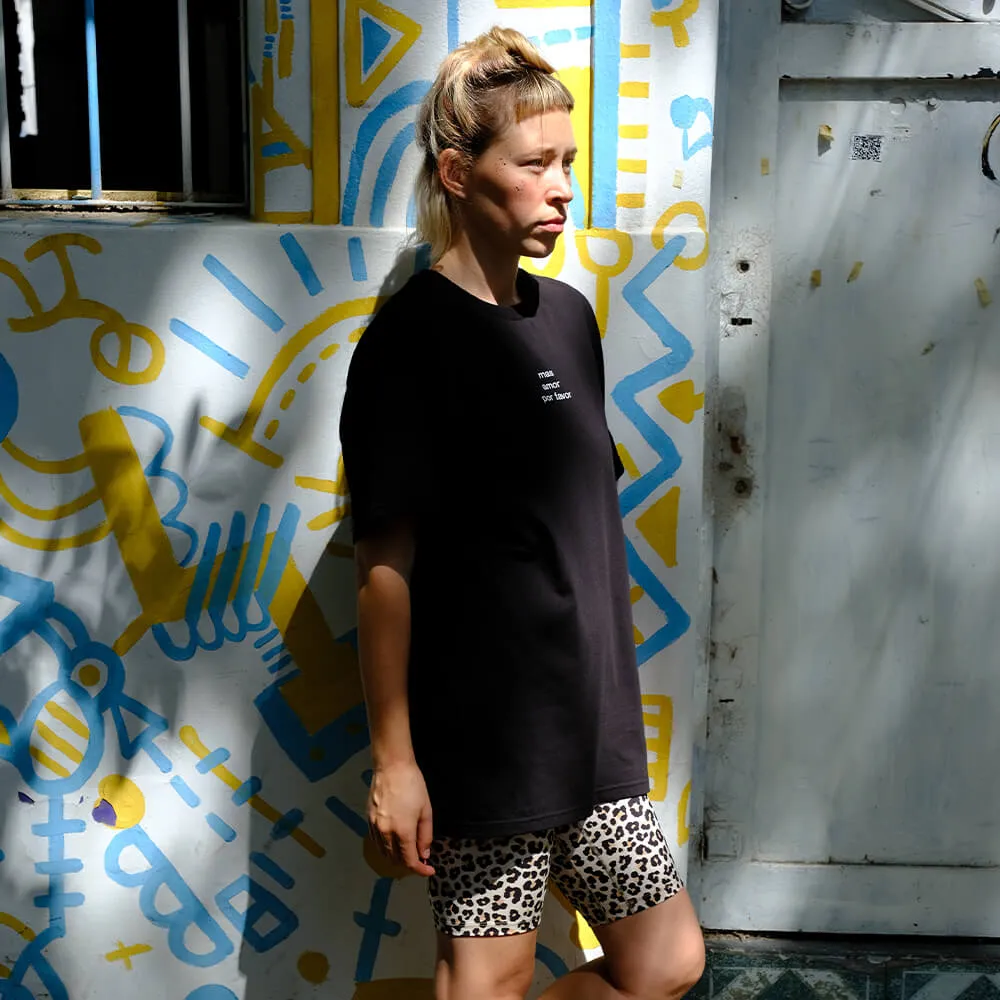 Футболка Friend Function Mas Amor черная - фото 4