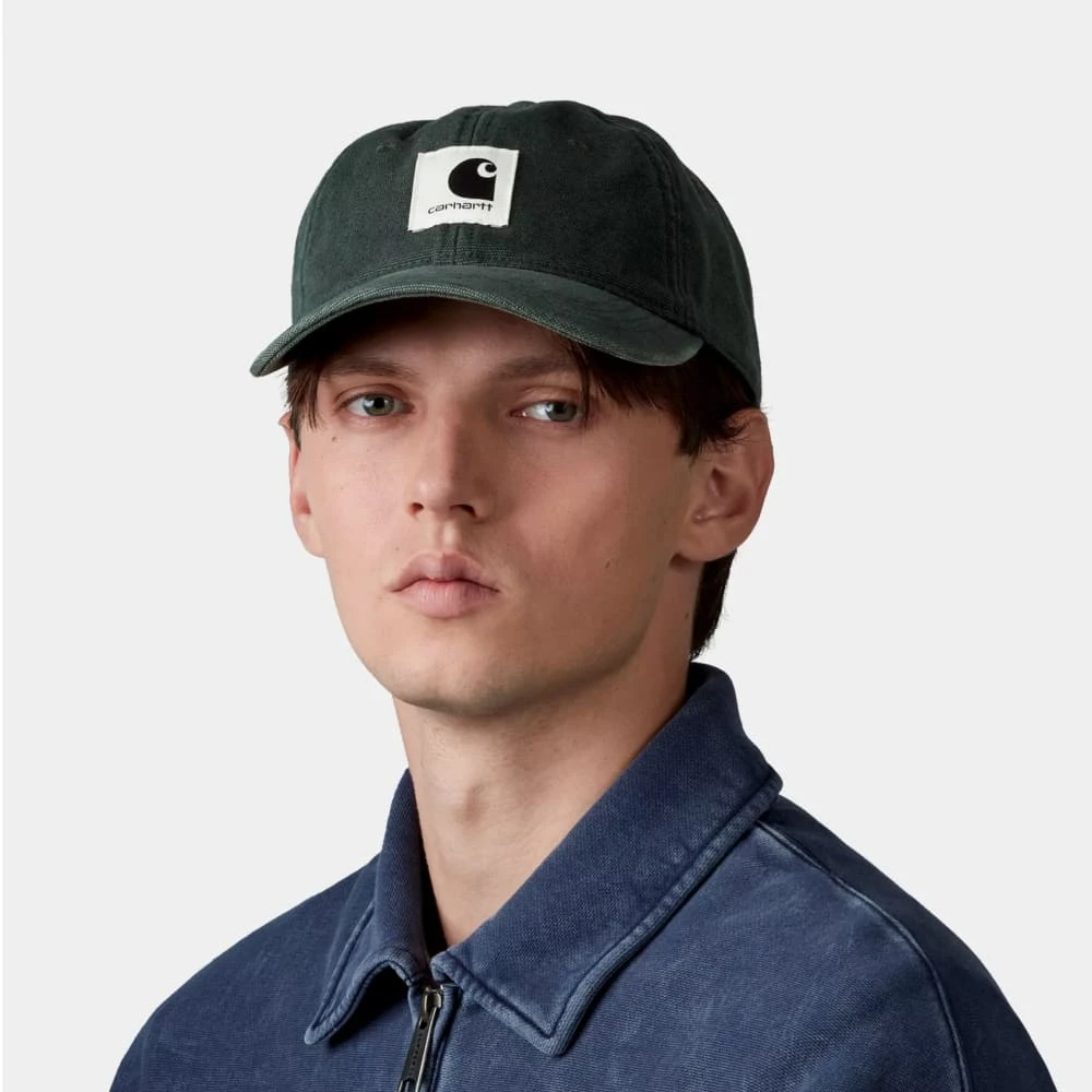 Кепка Carhartt WIP Canvas Cap Raven Stone Washed - фото 1