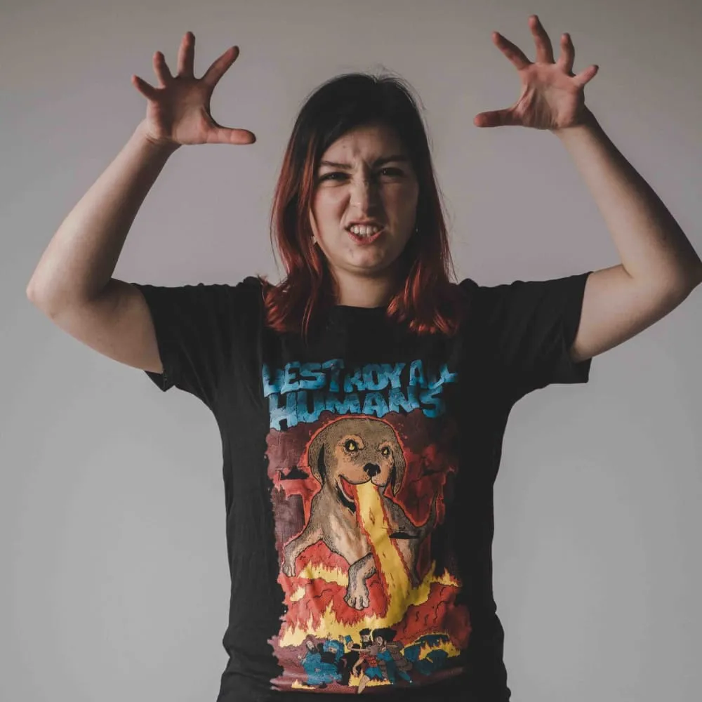 Футболка Barking Store Догзилла мужская черная - фото 4