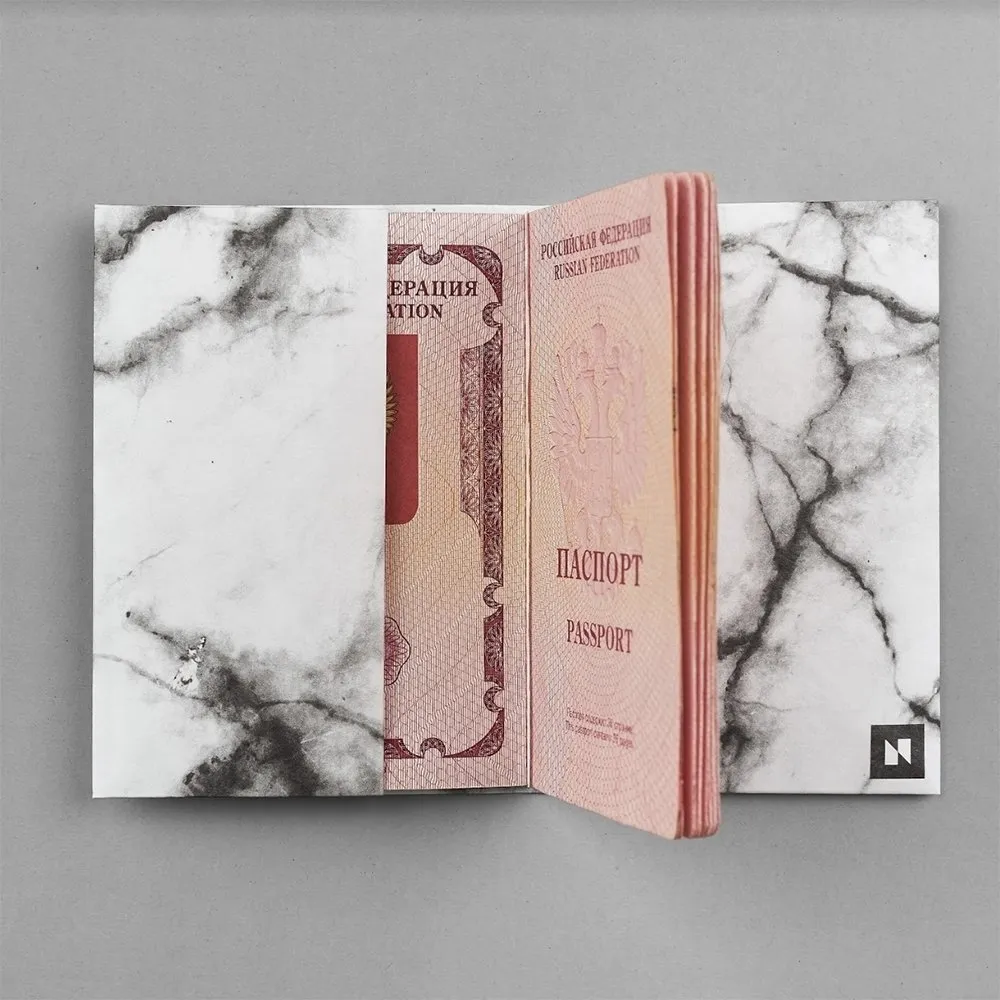 Обложка для паспорта из тайвека New Wallet Moonlight - фото 2