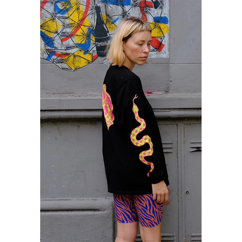 Лонгслив Friend Function Midnight Cobras черный - фото 9